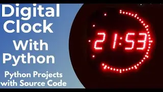 Digital clock using python | Python Programing | Python projects 