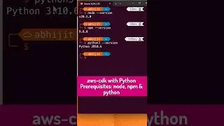 How to install AWS CDK to work in Python?