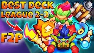 Road to League 3🔥Rush Royale Best Deck F2P Gameplay PvP