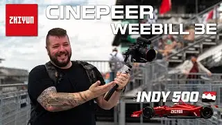 Testing the new Zhiyun gimbal at the Indy 500