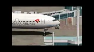 X-Plane 10 Asiana B777-200LR Bangkok to Seoul(Ramzzess 777)