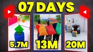 💪7Days Challange📈 | How To Viral Short Video On Youtube | Shorts Video Viral tips and tricks |Shorts