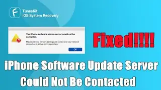 iPhone Software Update Server Could Not Be Contacted? Solved!