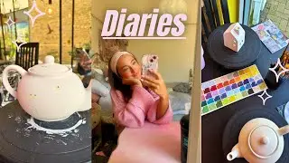 POTTERY PAINTING WITH BESTIE| chatty talks, walks, and getting motivated✨