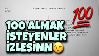 10.Sınıf Matematik 1.Dönem 1.Yazılı