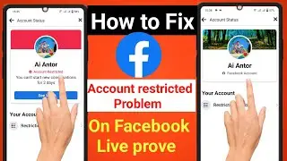 facebook account restricted problem solve or how to remove restricted on facebook