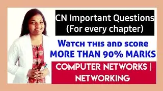 Computer Networks Important Questions | CN GTU imp questions | CN important topics for interviews