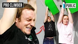 Last Hanging Wins // Pro Climbers VS Public
