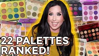 ALL OF MY COLOURPOP PALETTES RANKED!!! 2021