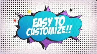 Kids And Teens | After Effects template | Comic Themed Texts Template