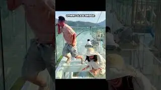 Crazy Chinese Glass Bridge💀