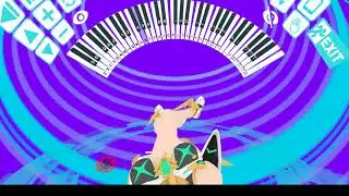 VRChat Piano Simulator Ayamin w/ Midi Mapped Keystrokes ~ (Simple & Clean, True Light)