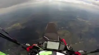 Ozone Alpina 2. Eiskristallen unter der Wolke.