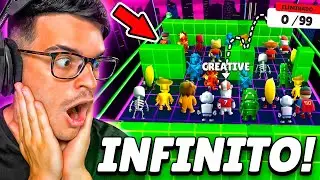 Me INFILTRÉ en un TORNEO INFINITO de BLOCK DASH en Stumble Guys...