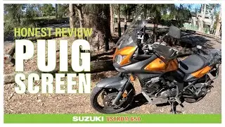 PUIG touring screen on V-Strom