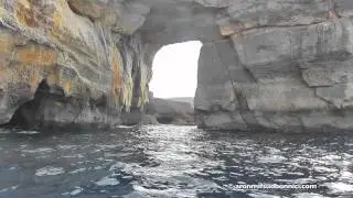 Azure Window collapse due to sea erosion