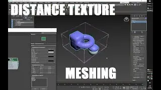 Chaos Phoenix + V-Ray Distance Texture merging of meshes
