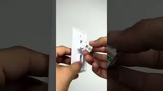 1002 Single Gang 2x Rj 45 Wall Plate Gloss White NTC Shortie