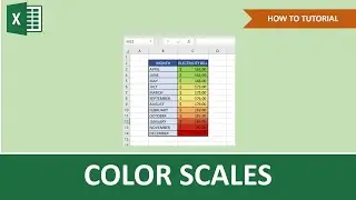 How To Use Color Scales In Excel | Beginner Tutorial