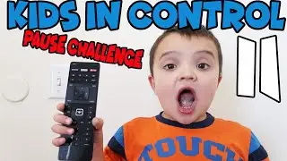 KIDS CONTROL THEIR PARENTS the pause challenge!