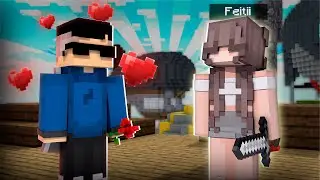 BEDWARS COM A MINHA NAMORADA, TOP #1 e #2 do Brasil  [ft. Feitii]