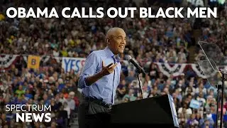 Former President Obama urges Black men to show up for Kamala Harris | Spectrum News
