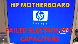 Motherboard with failed capacitors causes instability