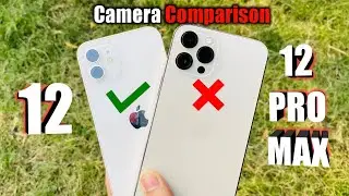 iPhone 12 vs iPhone 12 pro max | Camera comparison in detail | 12 vs 12 pro max camera