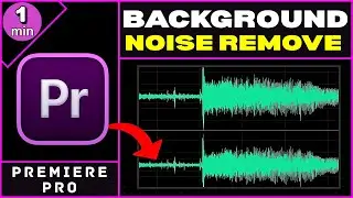How to REMOVE Background NOISE in Premiere Pro in 1 Minute