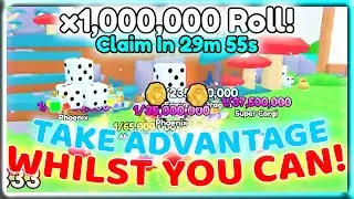x1M LUCK DICE IS GUARANTEED (In minutes) DOING THIS BROKEN GLITCH IN PETS GO!