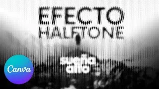 Canva Halftone Effect