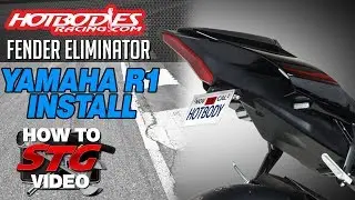 How to install the 15-17 Yamaha R1 Hotbodies Fender Eliminator and Signals from STG