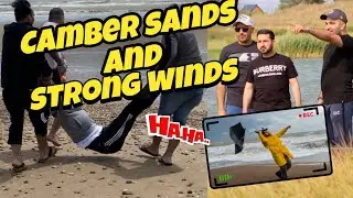 Camber Sands Beach | My First Vlog got ruined by the sand storm
