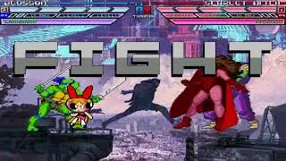 mugen blossom/leonardo vs scarlet witch/piccolo