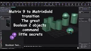 MatrixGold Boolean 2 Objects
