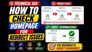 How to Check Homepage for Redirect Issues