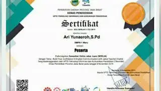 Beberapa Sertifikat Tercecer