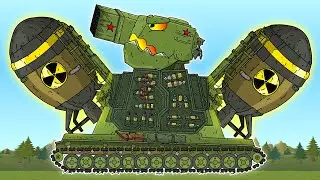 The Power of a Pumped Up KV-44M - Cartoons about tanks
