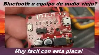 Coloqué bluetooth a un equipo de música viejo!!