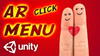 AR Menu in Unity 👆 Click Mode 🎯 Vuforia Augmented Reality — AR Unity Asset