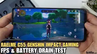 Realme C55 Genshin Impact Gaming test | Helio G88, 90Hz Display