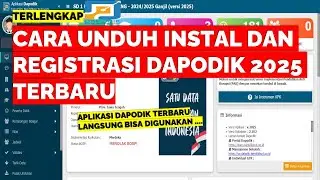 HOW TO DOWNLOAD INSTALL AND REGISTER THE LATEST DAPODIK 2025