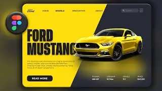 Figma Tutorial : Professional Website Landing Page UI Design In Figma 🔥⚡
