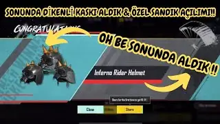 DİKENLİ KASK VE CEHENNEM ATEŞİ AKM ALDIM !! 20.000 UC'LİK ÖZEL SANDIK AÇILIMI 😱 PUBG MOBİL