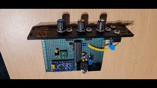 Switched Capacitor  Filter using Arduino Nano, AD9833 en MAX261