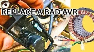 HOW TO CHANGE AVR IN A GENERATOR