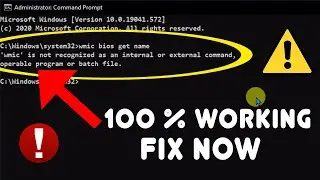 FIX “wmic” Is Not Recognized Error 😱 | Windows CMD Problem Solved