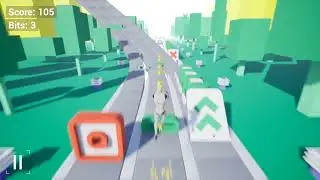 Curved world shader. Part 1 - Glitching road - Untitled Endless Runner on Unreal Engine 4