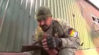 18+ Полная версия боя за АЭРОПОРТ.  Донецк 12.11.2014
