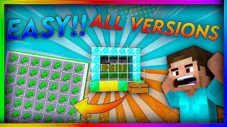 Minecraft: Easiest Automatic Sugarcane Farm!✨All Versions✨End Gaming Black